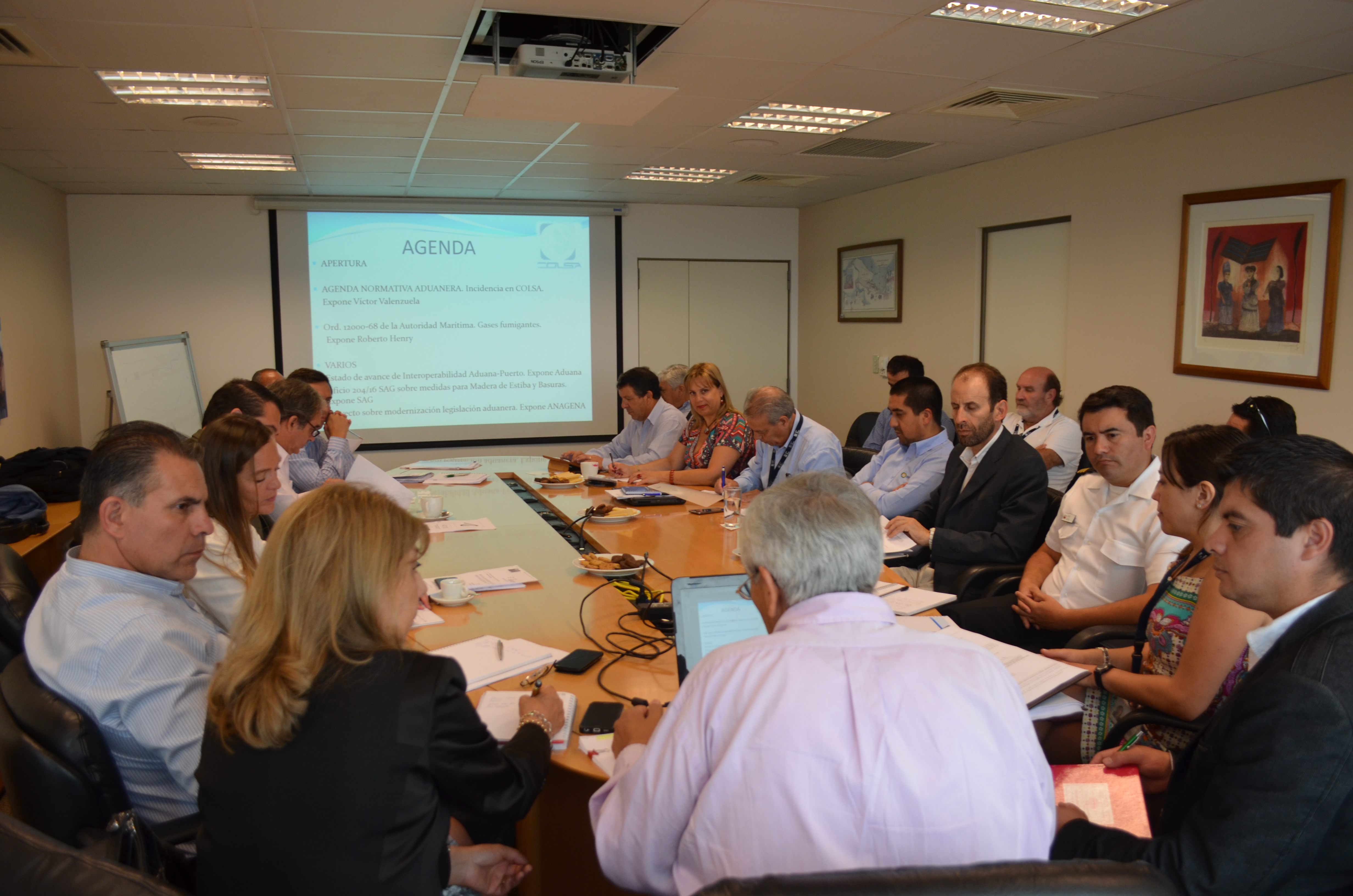 Comunidad Logística de San Antonio propone plan para mejorar el sistema portuario