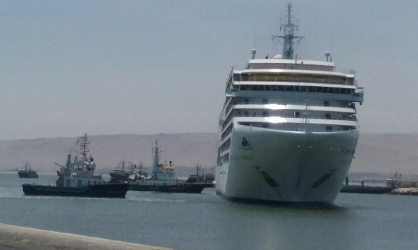 Crucero Silver Spirit recala a Puerto de Arica tras su paso por Coquimbo