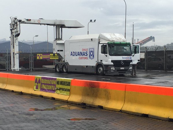 Camión escáner de Aduana vuelve al puerto de San Antonio