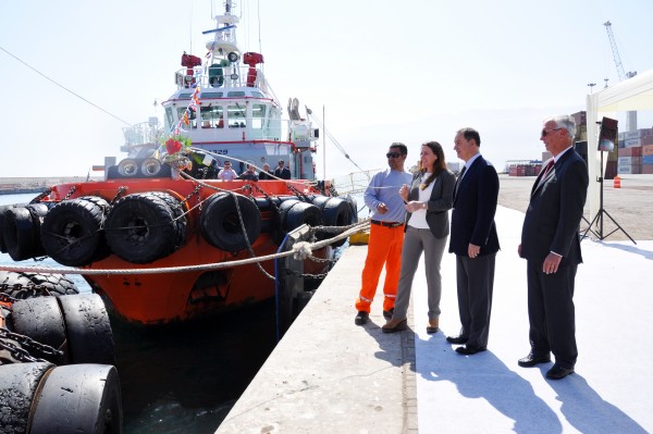 CPT bautiza sus remolcadores “Cunco” y “Lebu” en el Puerto de Iquique