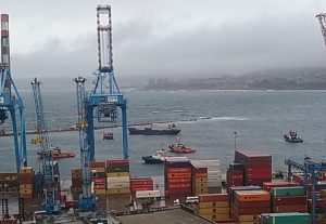 Mal tiempo obliga cierre de Puerto Valparaíso