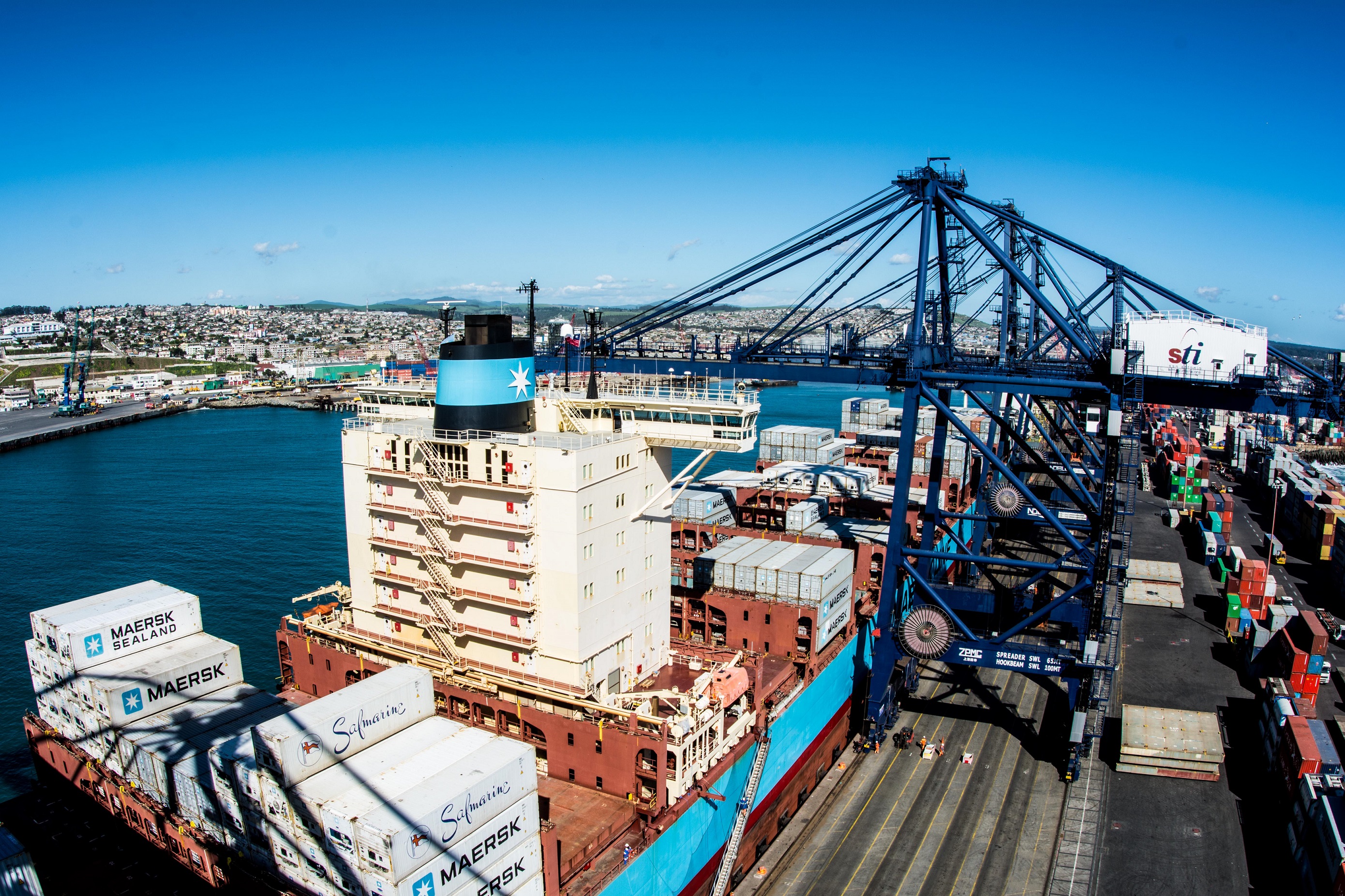 San Antonio: la naviera CMA CGM inauguró su nuevo servicio MED Americas en Puerto Central