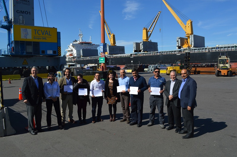 Trabajadores de TCVAL son los primeros en certificarse en Formación de Competencias de CPHS a nivel nacional