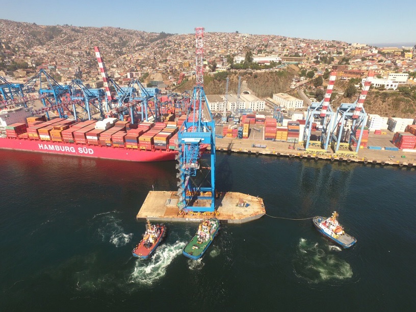 TPS recibe tercera grúa Ship to Shore