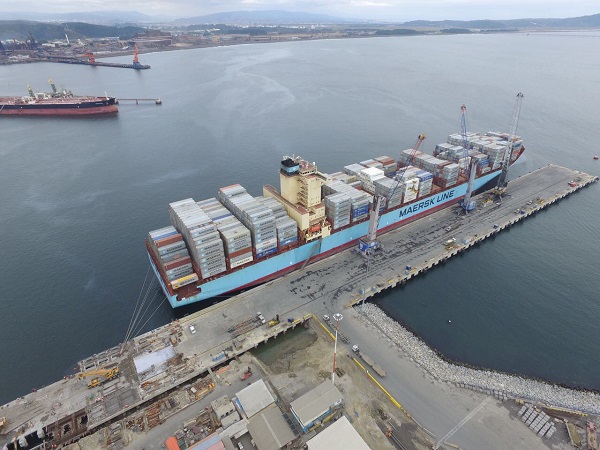 Arribo del Maersk Antares a SVTI impacta positivamente la labor portuaria según dirigentes