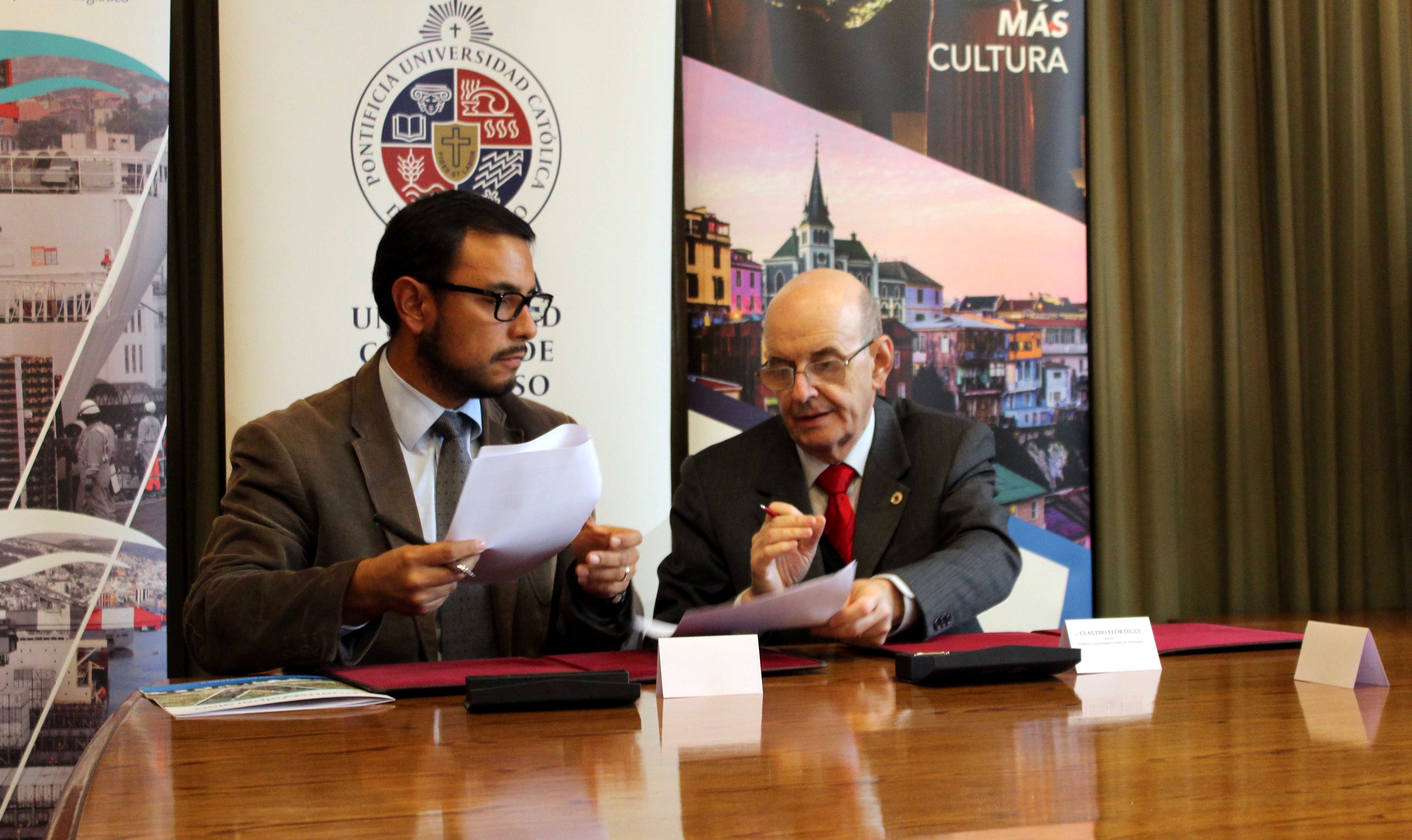 PUCV y Empresa Portuaria de Valparaíso suscriben convenio para realización de actividades culturales