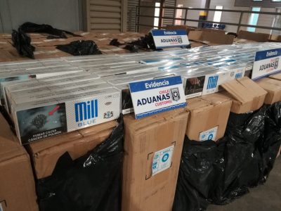 Aduanas incauta más de 38 mil cajetillas de cigarrillos ilegales en Arica