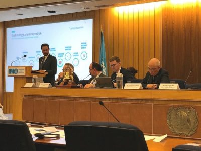 Puerto Valparaíso expone buenas prácticas logísticas en evento de la Organización Marítima Internacional